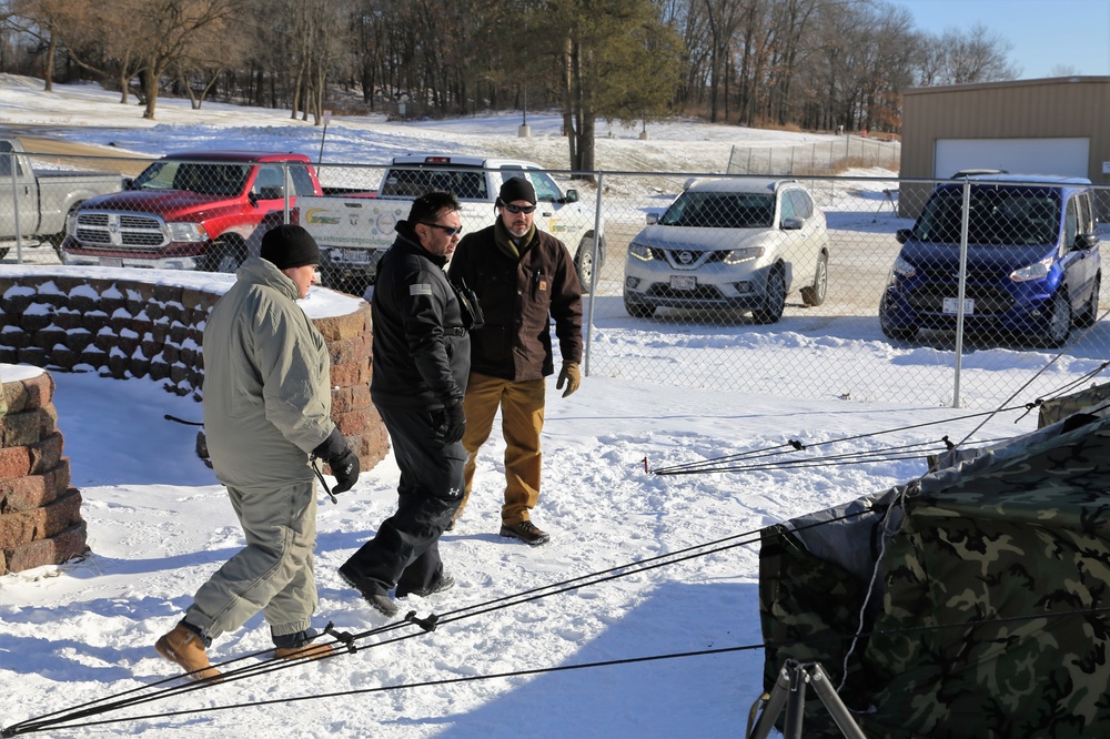 IMCOM-Readiness director learns about post's Cold-Weather Operations Course during Fort McCoy visit
