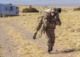 Pararescue students put through final paces in joint exercises with Army