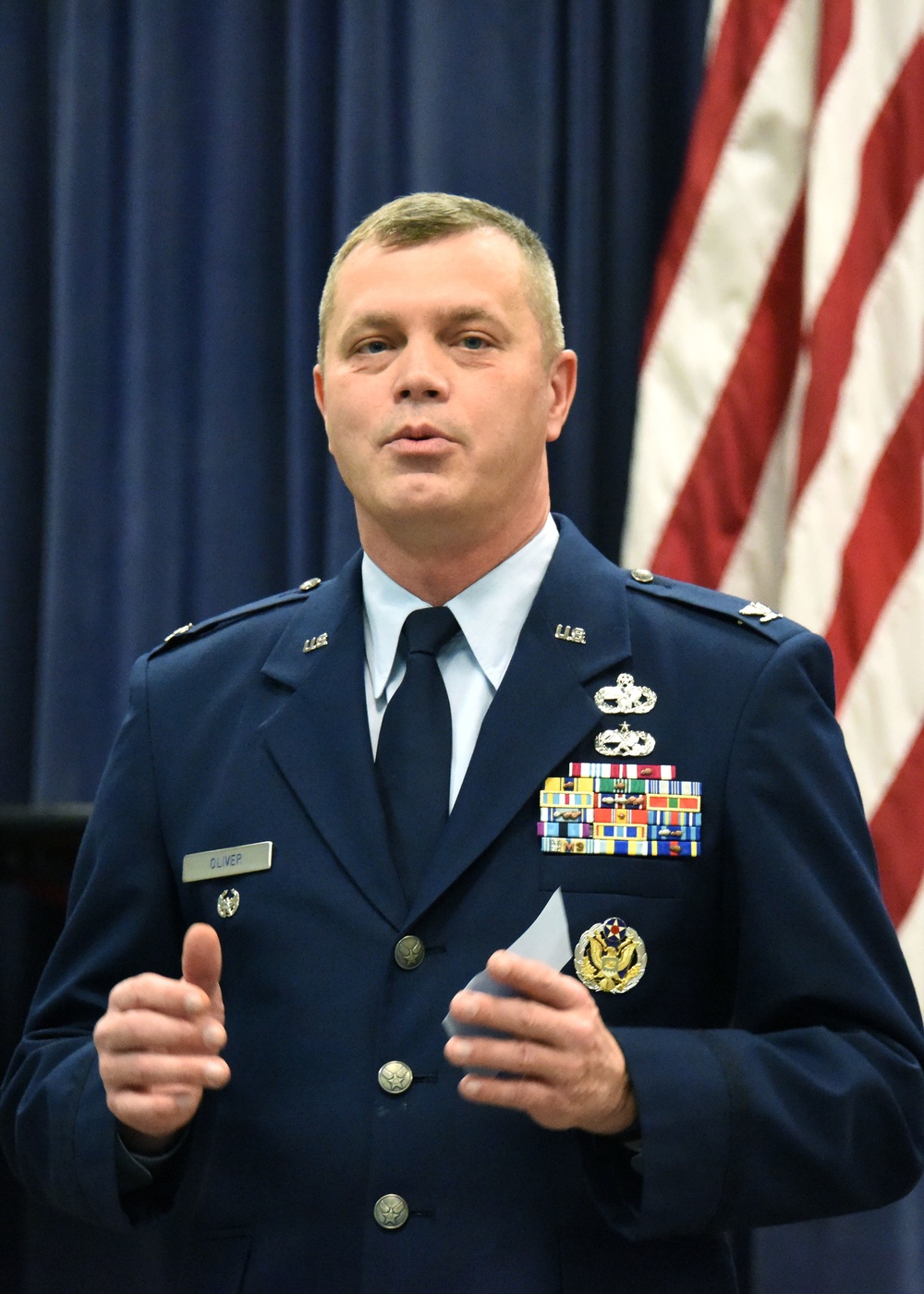Oliver assumes command of the 166th Maintenance Group
