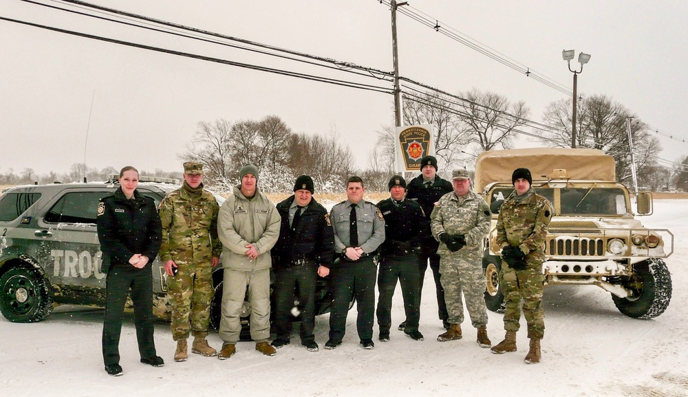 Pennsylvania Guard activates in response to record Erie snow