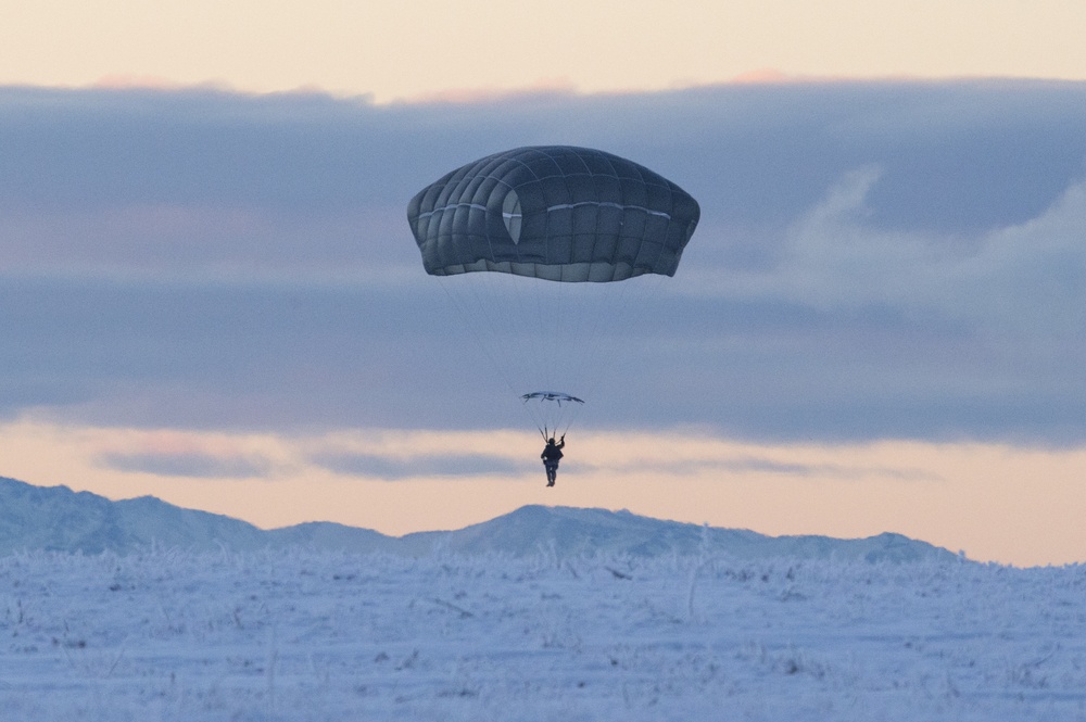 Spartan paratroopers go airborne over JBER
