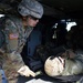 Combat medics conduct MEDEVAC training on Black Hawk