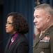 Pentagon Spokeswomen and CJCS director brief press