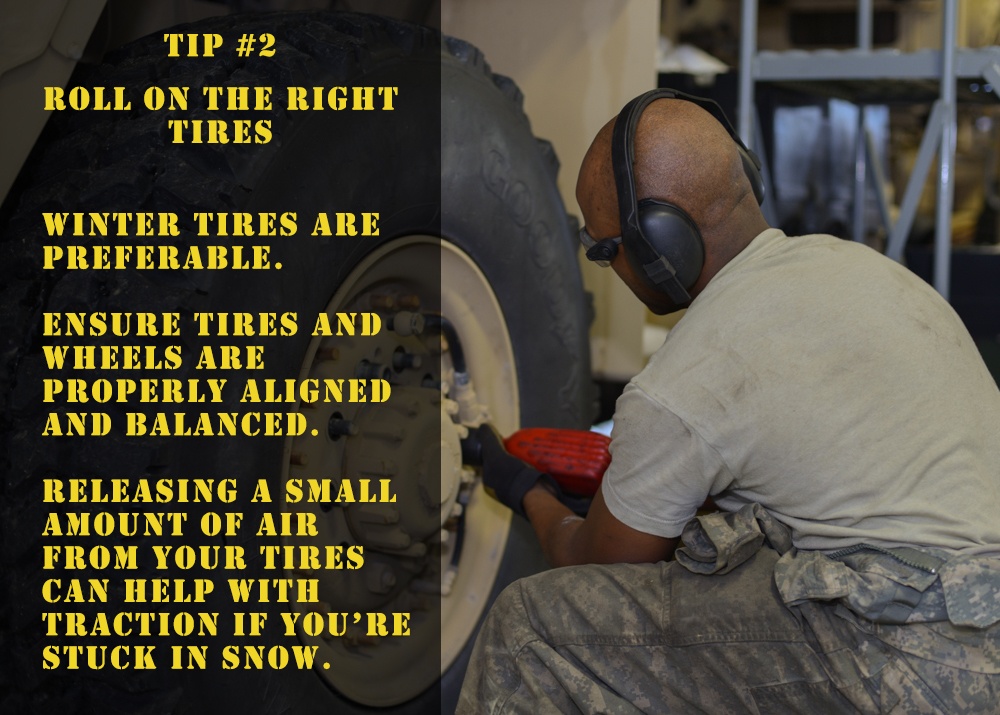 Army mechanic tips for driving in the winter