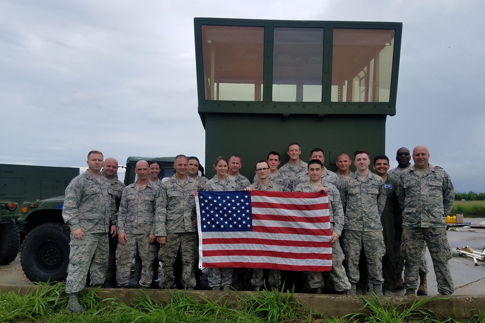 245th ATCS in Puerto Rico for Hurricane relief