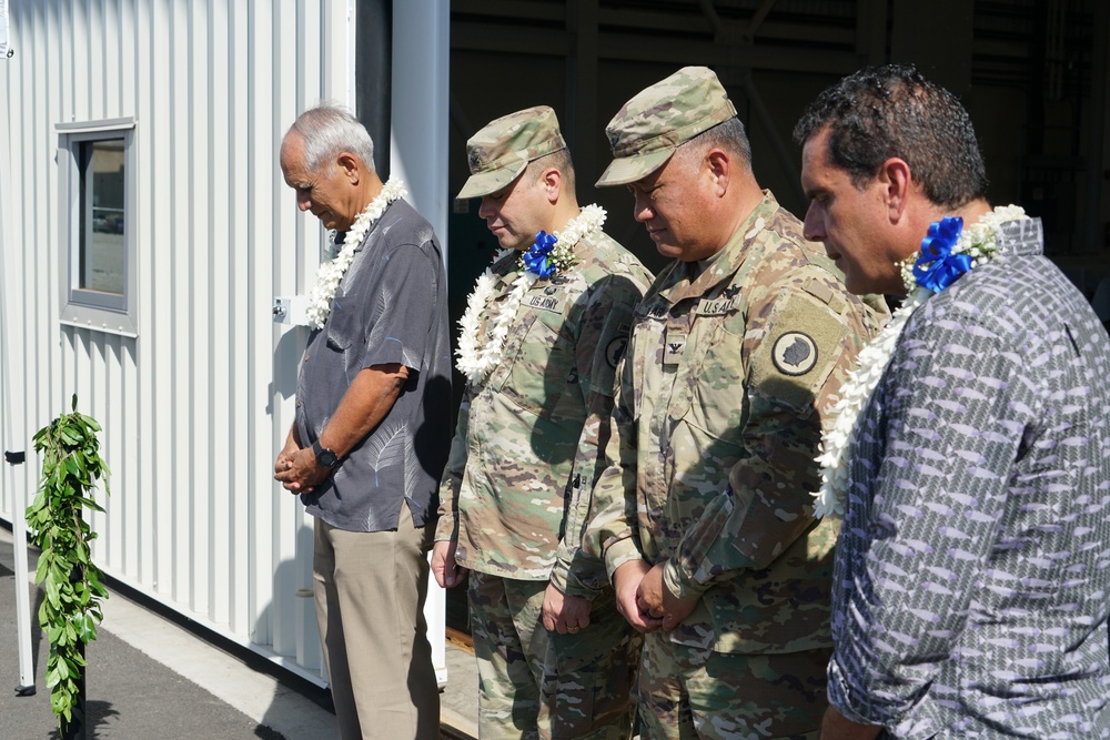 HAWAII ARMY NATIONAL GUARD DEDICATES NEW AVIATION FACILITY