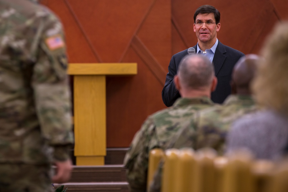 Secretary of the Army Mark T. Esper visit to South Korea