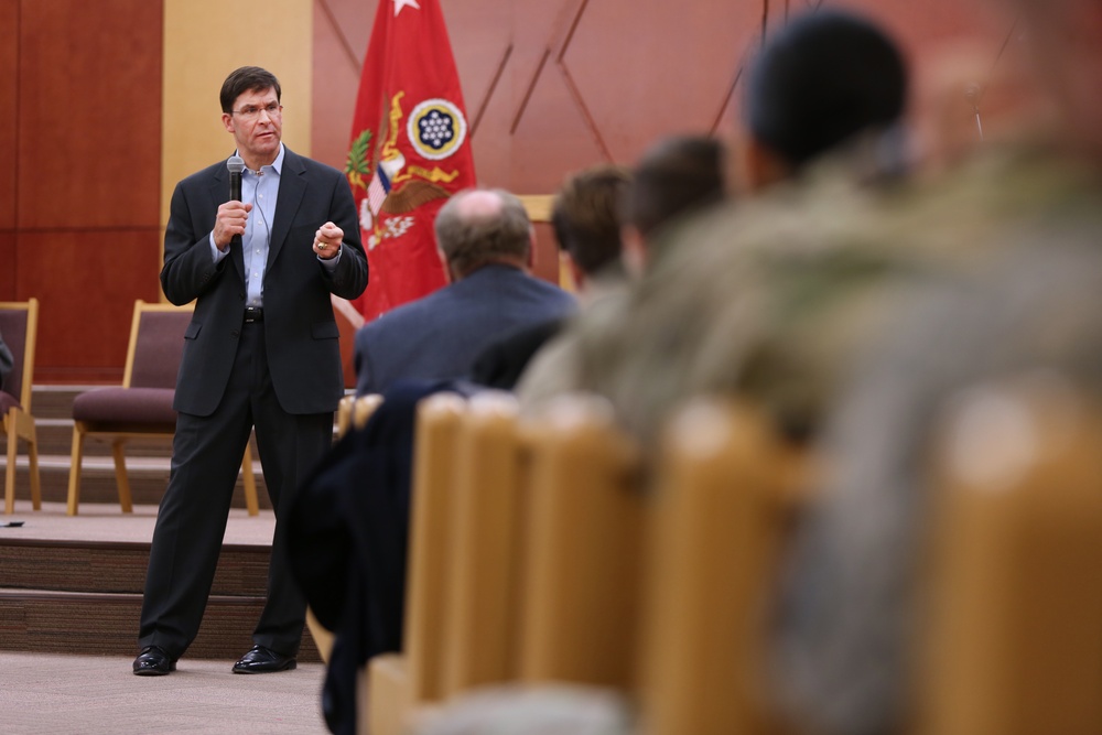 Secretary of the Army Mark T. Esper visit to South Korea