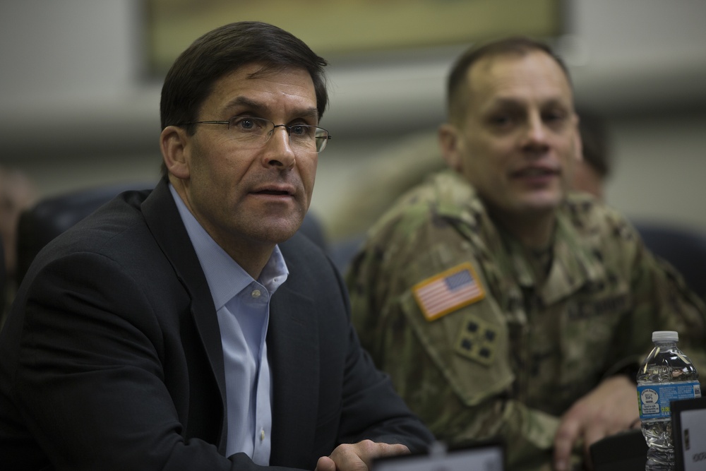 Secretary of the Army Mark T. Esper visit to South Korea