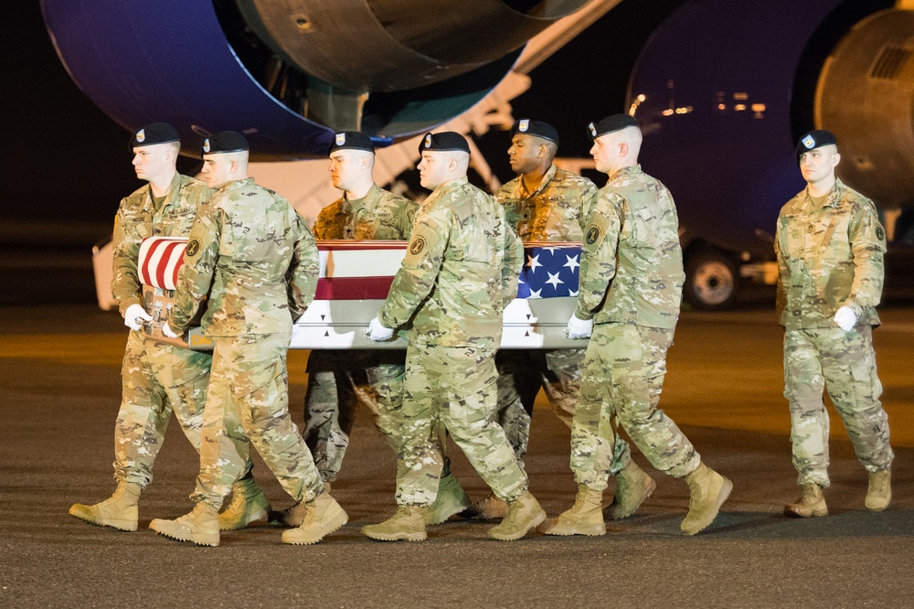 Army Spc. Javion S. Sullivan honored in dignified transfer Jan. 11