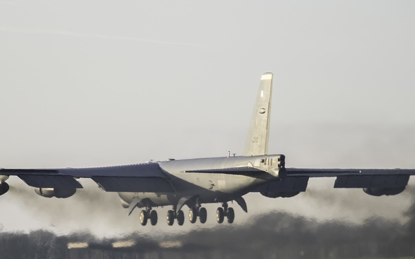 Bombers arrive in UK