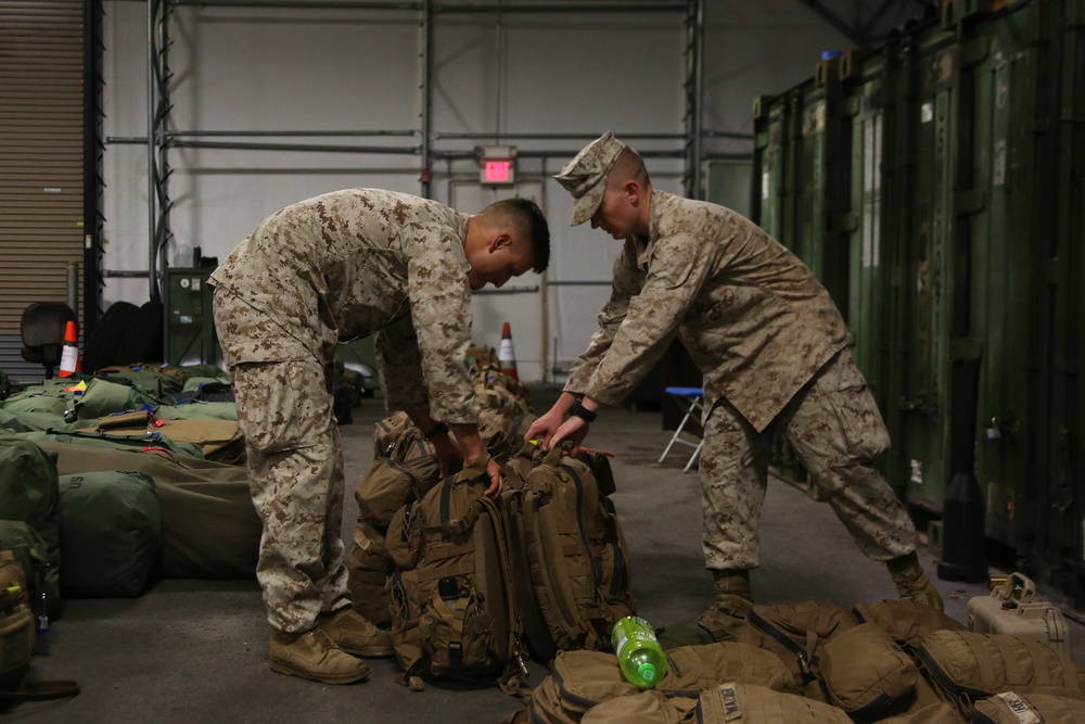 Hawaii Marines depart for ITX 2-18