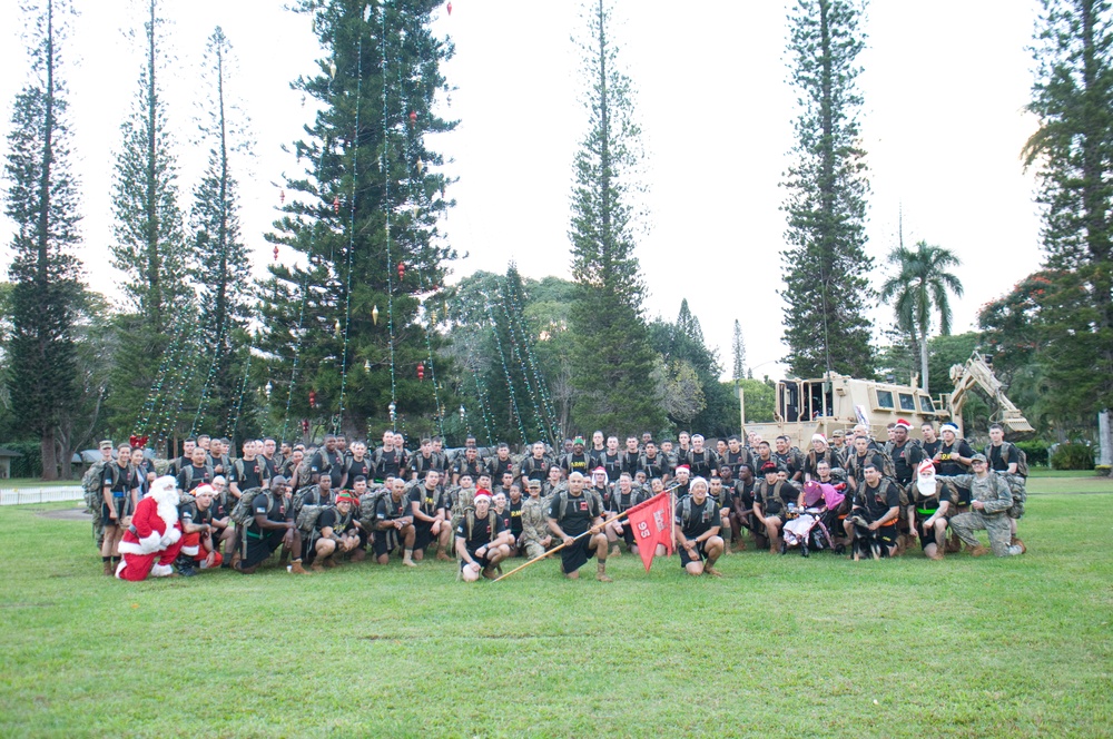 ‘Wolfpack’ holds Christmas ruck for children