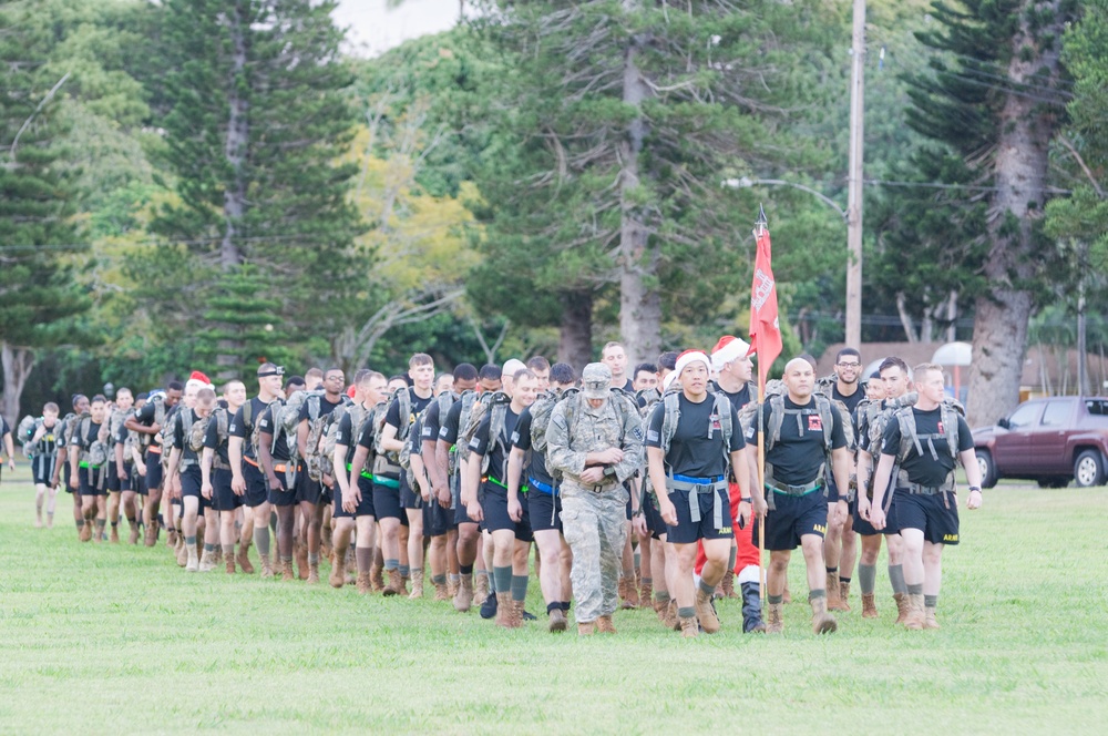 ‘Wolfpack’ holds Christmas ruck for children