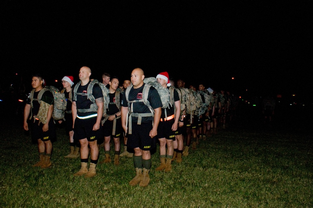 ‘Wolfpack’ holds Christmas ruck for children