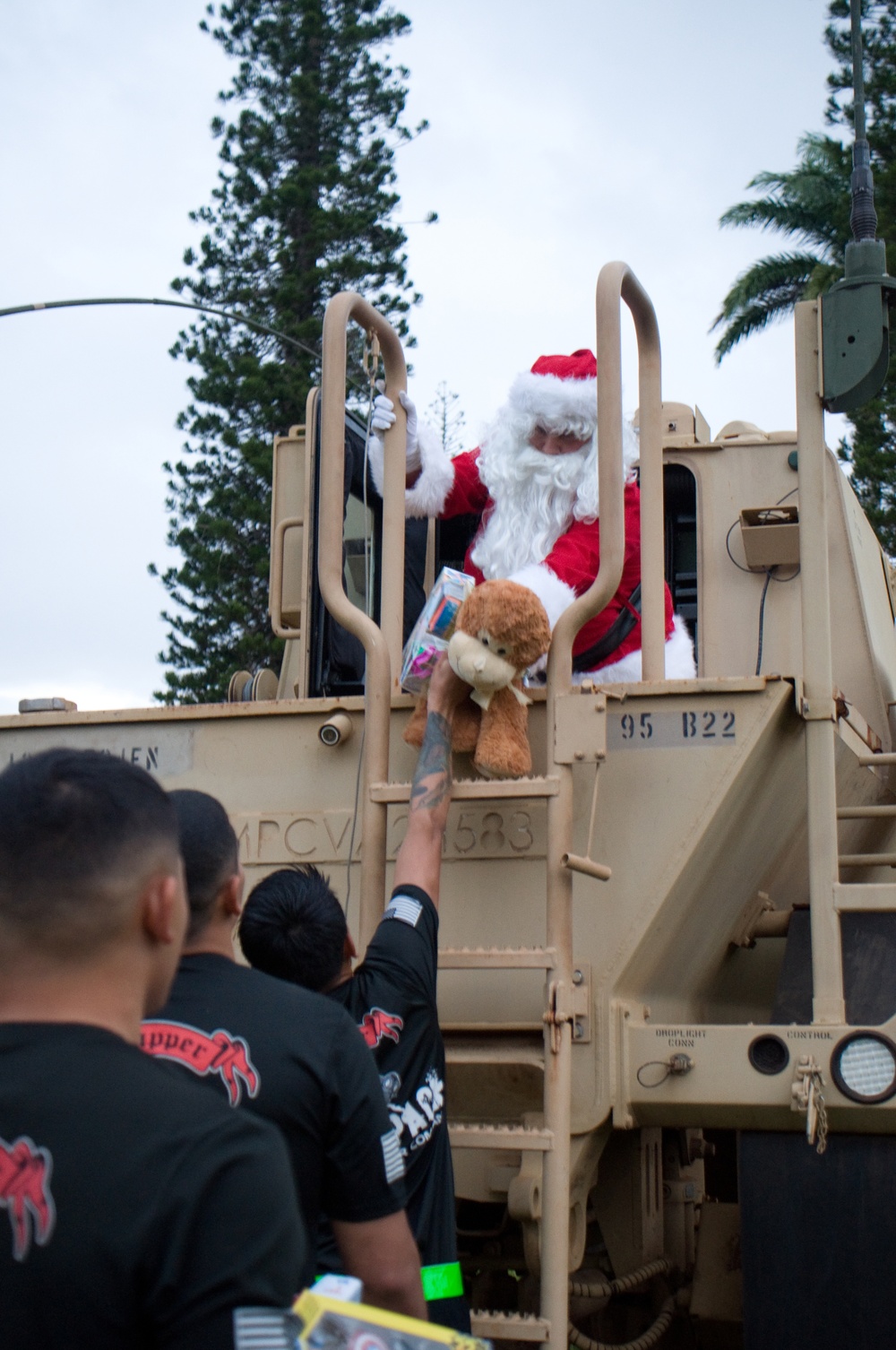 ‘Wolfpack’ holds Christmas ruck for children