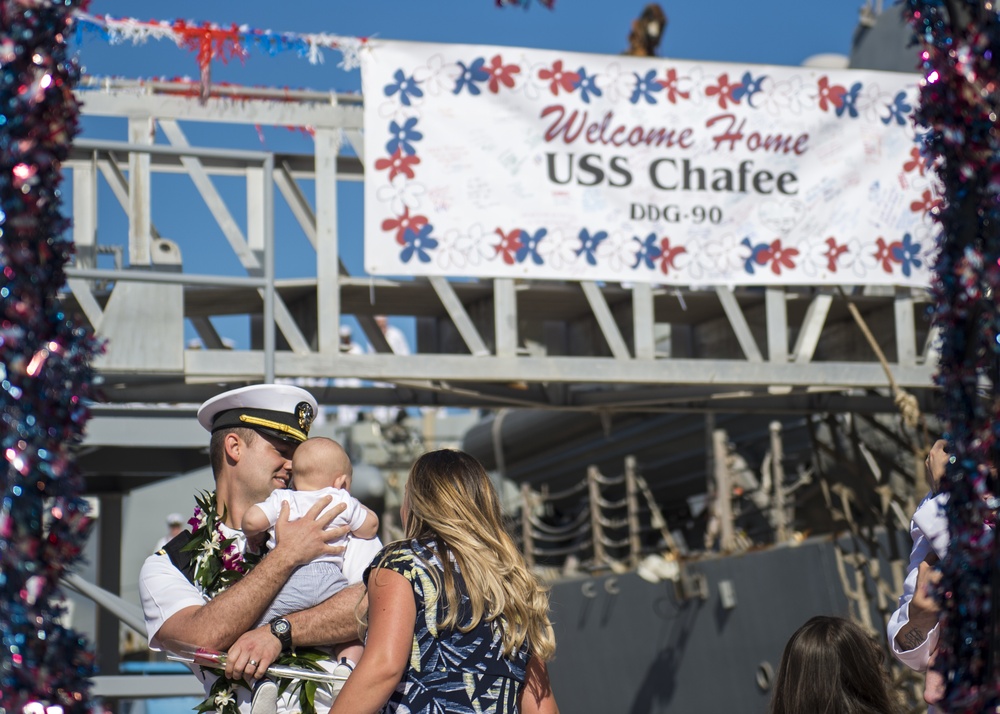 USS Chafee Homecoming