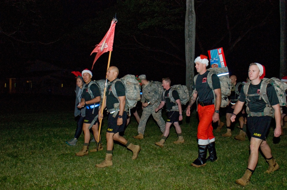 ‘Wolfpack’ holds Christmas ruck for children