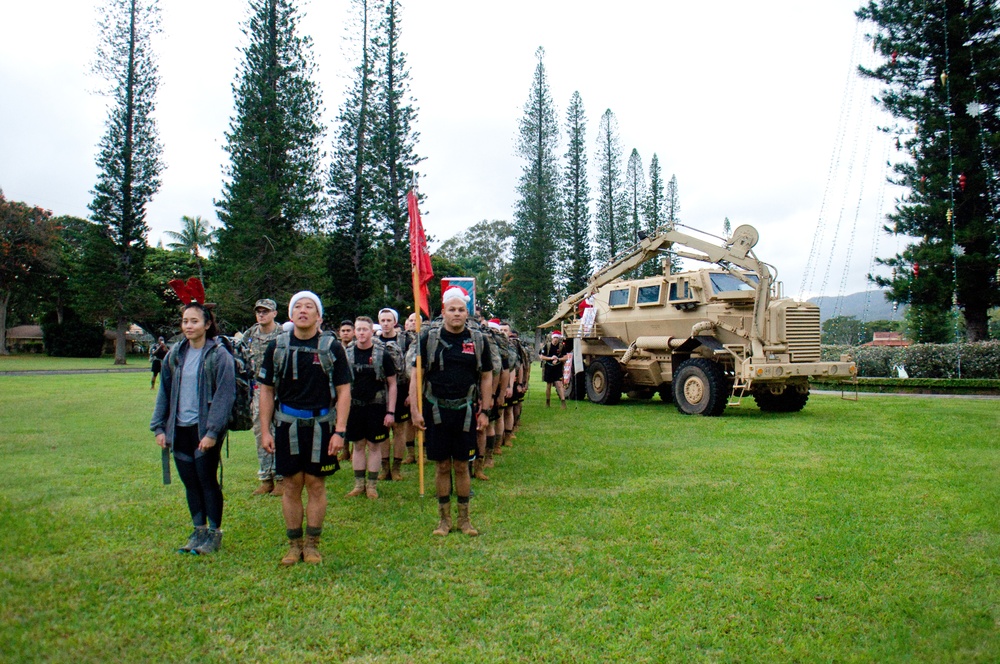 ‘Wolfpack’ holds Christmas ruck for children