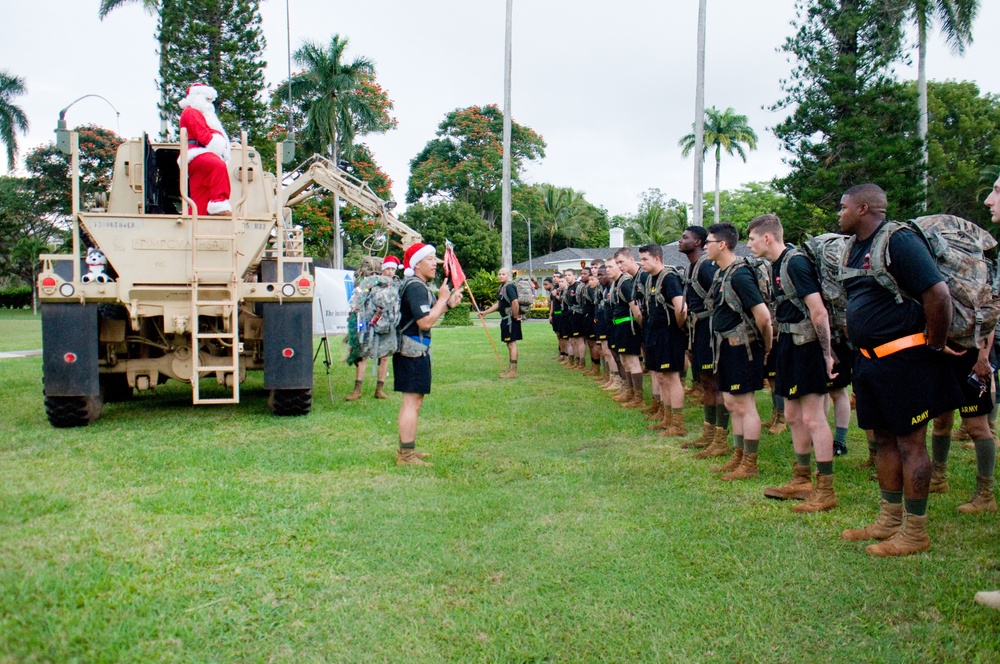 ‘Wolfpack’ holds Christmas ruck for children