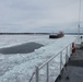 USCGC Mackinaw breaks ice near Soo