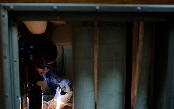 BLR engineers perform hotwork.