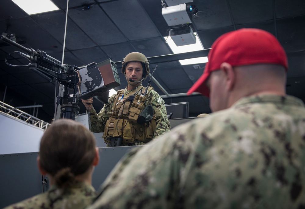 U.S. Navy Sailors Assigned To Coastal Riverine Group 1 Train In Guam