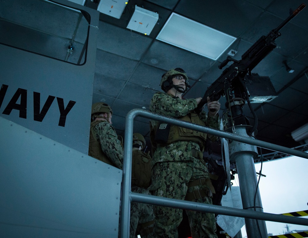 U.S. Navy Sailors Assigned To Coastal Riverine Group 1 Train In Guam