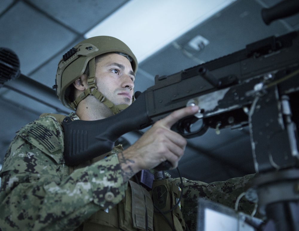 U.S. Navy Sailors Assigned To Coastal Riverine Group 1 Train In Guam