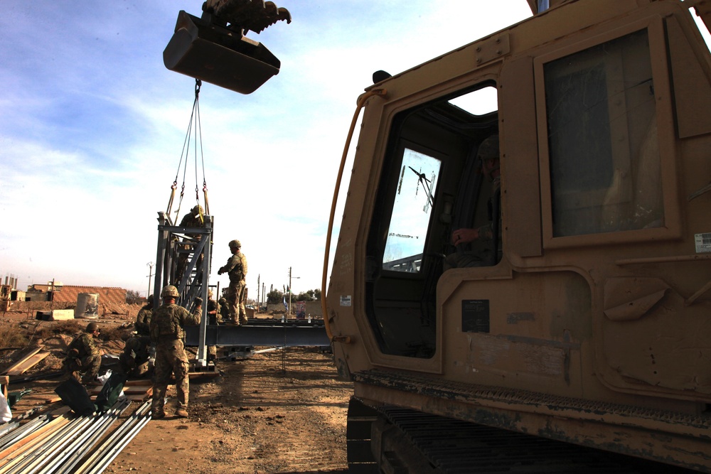 OIR Engineer Raqqah Bridge Builder