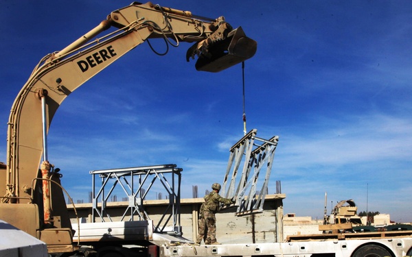OIR Engineer Raqqah Bridge Builder