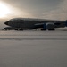 Snowy day on the flight line