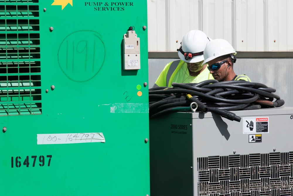 Generator maintenance integral to Puerto Rico temporary emergency power mission