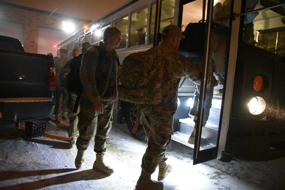 119th Civil Engineer Squadron members return from southwest Asia