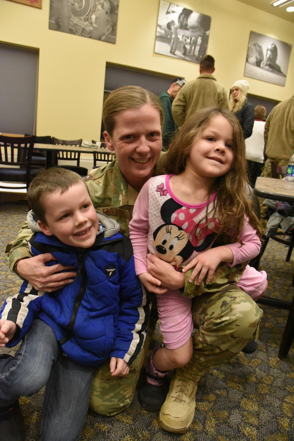 119th Civil Engineer Squadron members return from southwest Asia