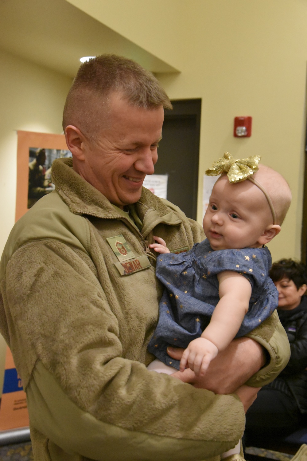 119th Civil Engineer Squadron members return from southwest Asia