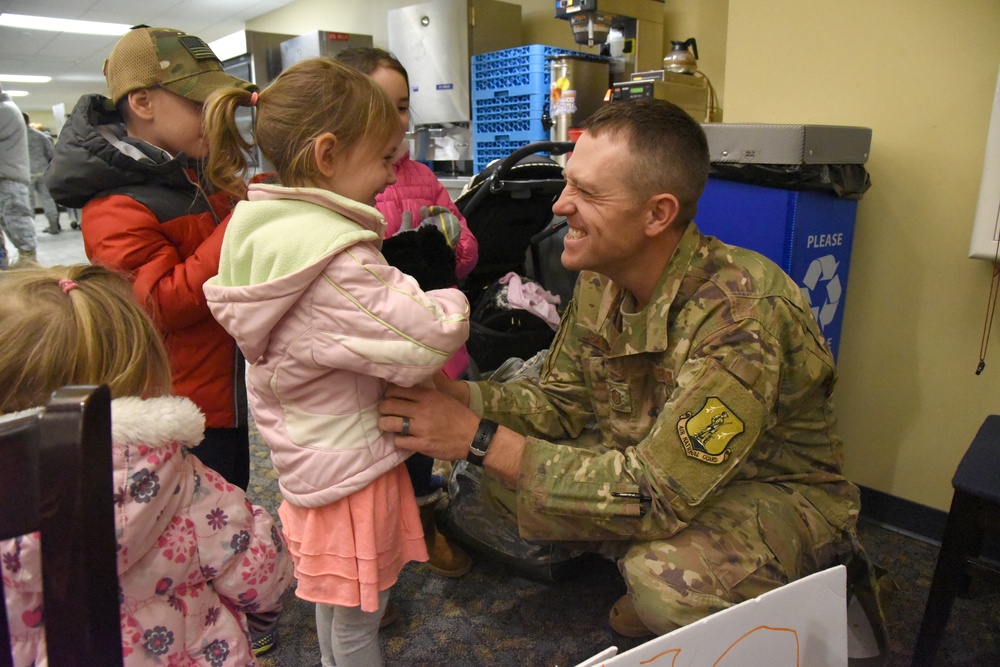 119th Civil Engineer Squadron members return from southwest Asia