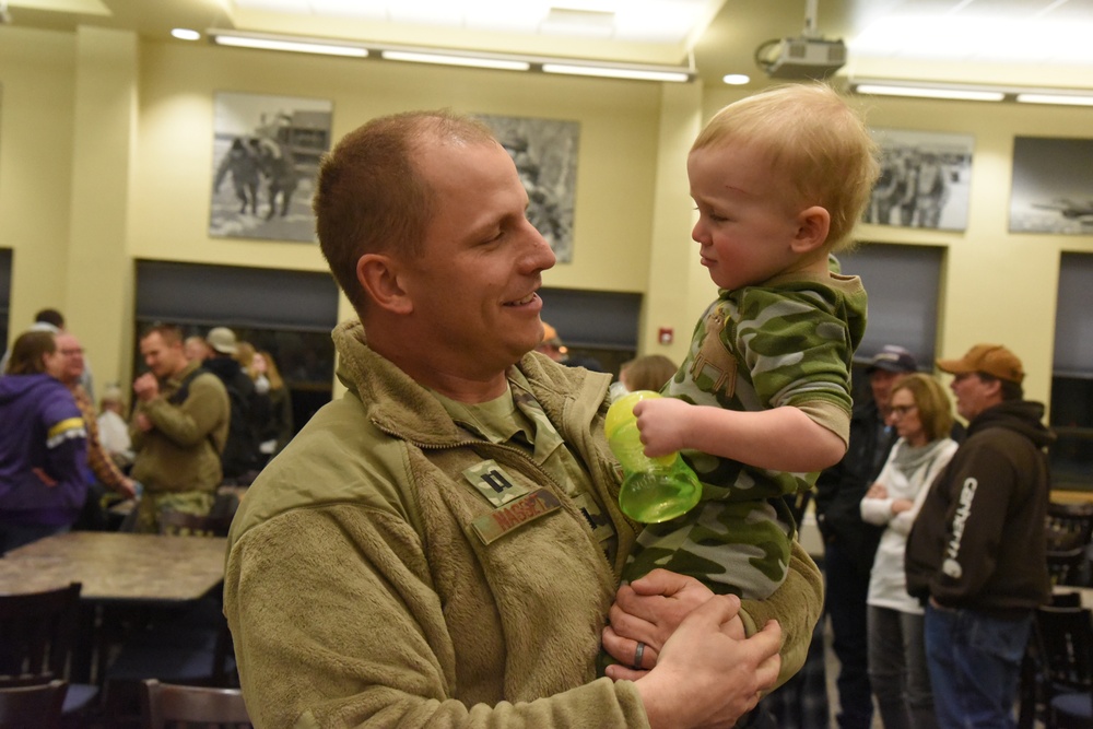 119th Civil Engineer Squadron members return from southwest Asia