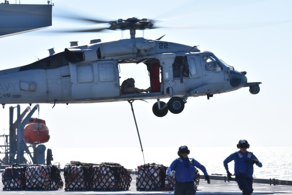 Underway aboard USS Lewis B. Puller