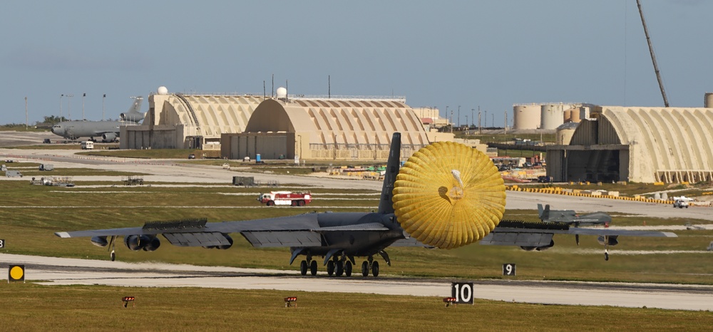 B-52, support U.S. Pacific Command’s Continuous Bomber Presence operations