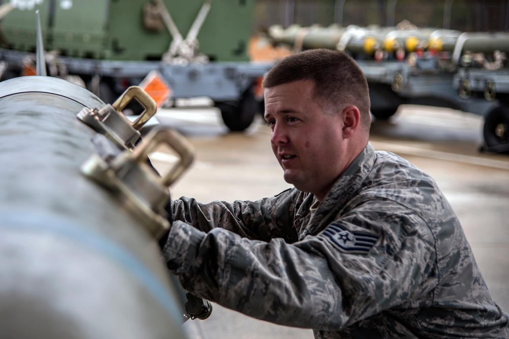 23d MXS builds bombs, prepares to deploy