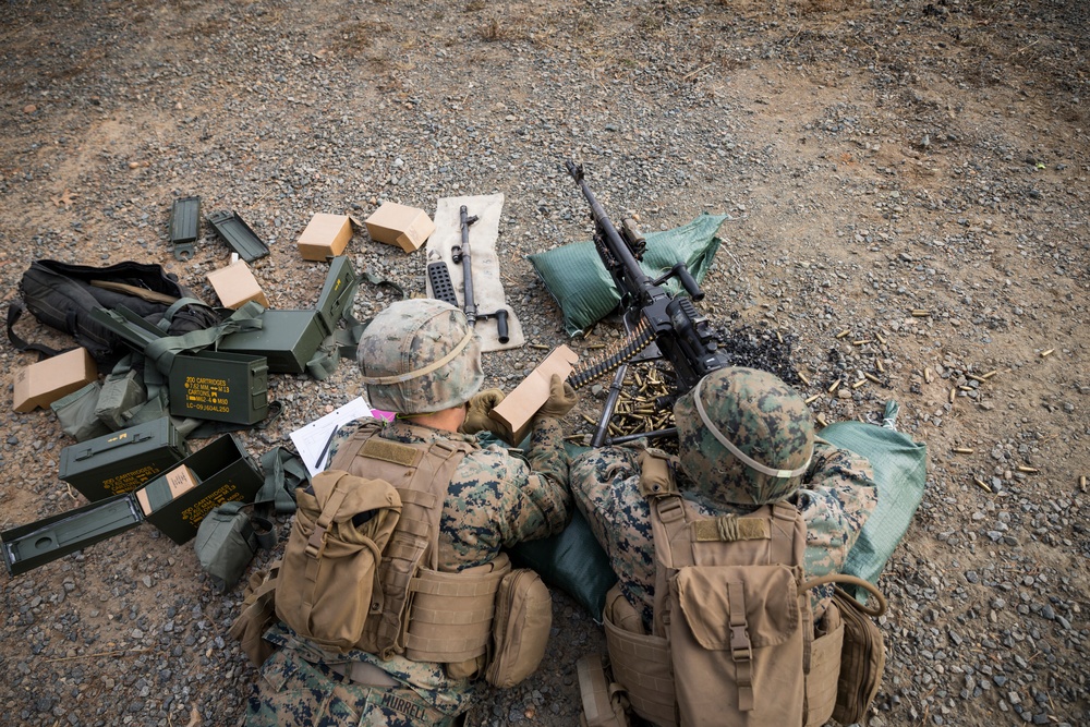 Marine Corps Security Force Regiment live-fire Exercise
