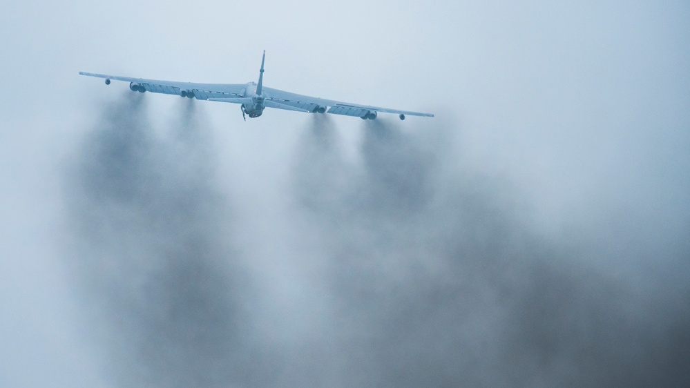 B-52s conduct operations at RAF Fairford