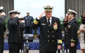 Piret Takes Helm at 75th NAVOCEANO Change of Command