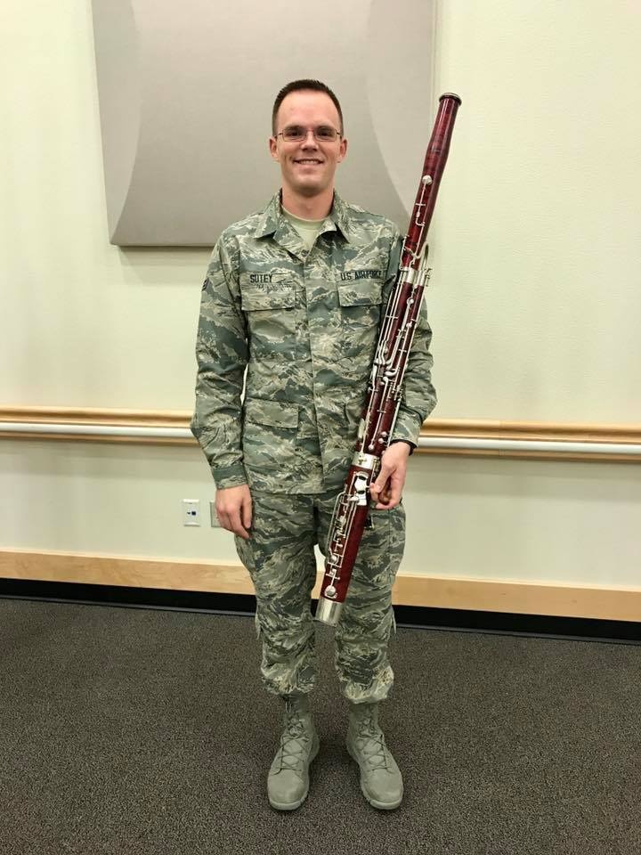 U.S. Air Force Band of the Golden West Features Airman 1st Class Jay Sutey