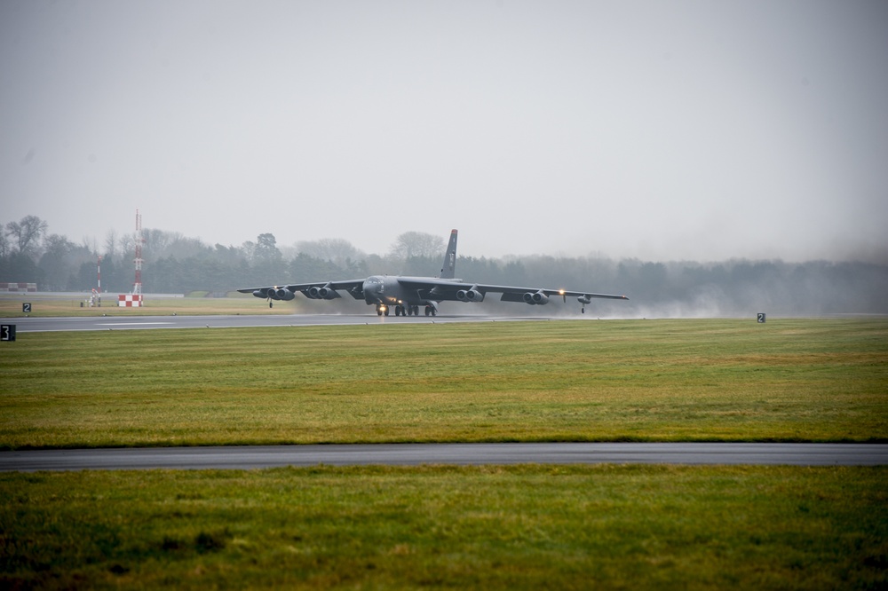 B-52s conduct operations at RAF Fairford