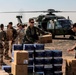 U.S. Marines and French forces conduct a resupply