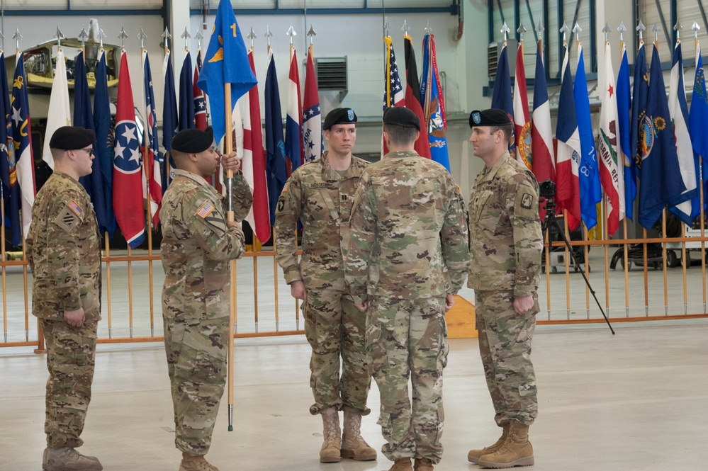 Change of Command Capt. Peter E. Nickoloff and Capt. Joshua R. Alexander