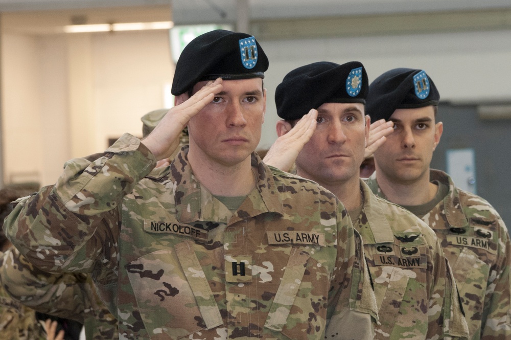Change of Command Capt. Peter E. Nickoloff and Capt. Joshua R. Alexander