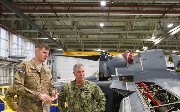 Fleet Master Chief Addington Visits 352 SOW